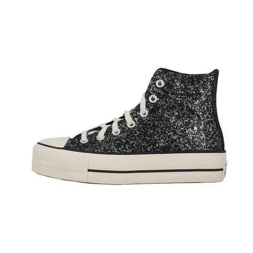 Chaussures Converse All Star Lift Platform Glitter A09551c Noir