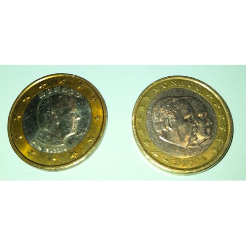 Pieces 1 Euro Rares, Monaco