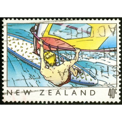 Timbre Oblitéré New Zealand 40 C