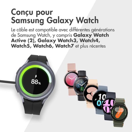 Imoshion Câble De Charge 2-En-1 Usb-C Samsung Galaxy Watch 2 Mètres