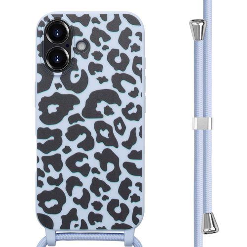 Imoshion Coque Design En Silicone Avec Cordon Iphone 16 Animal Lila