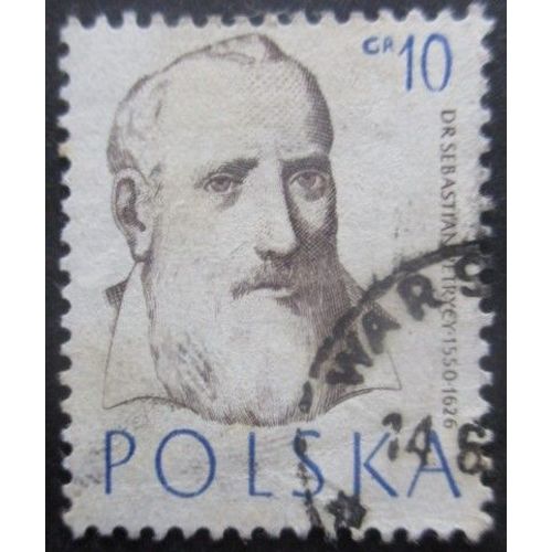 Pologne N°893 Médecin Sebastian Petrycy Oblitéré
