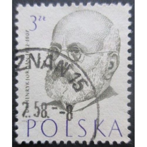 Pologne N°899 Médecin Henryk Jordan Oblitéré