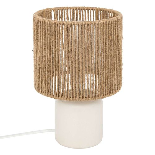 Lampe Cylindre En Céramique - Noir