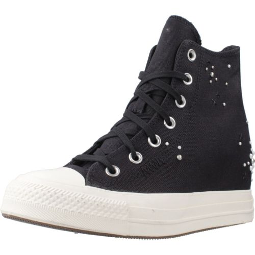 Converse Chuck Taylor All Star Wedge Platform Pearls Studs Colour Noir