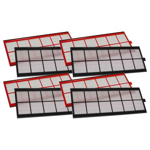 vhbw Lot de filtres remplacement pour Wernig 400100084 pour appareil de ventilation - Filtre à air G4 / F7 (8 pcs), Blanc / Rouge / Noir
