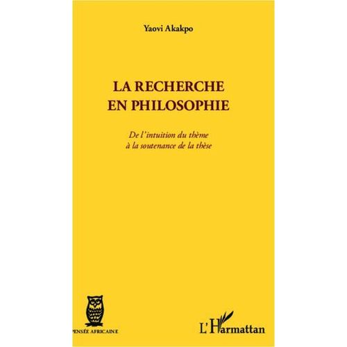 La Recherche En Philosophie