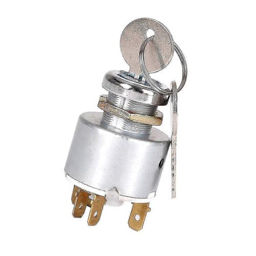 Applicable Au Commutateur D¿Allumage, Aux Interrupteurs De Démarrage De Moteur Universels 12v Avec Clé Adaptés Aux Motos, Tracteurs, Voitures Et Bateaux Allumage De Tracteur De Cinq Pieds