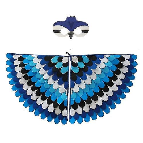 Enfants Paon Halloween Déguisement Costume Oiseau Cape Papillon Costume Fée Oiseau Costume Pour Filles Enfants Up Party Favors