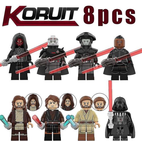 Guoguo 8 Pcs/Set Star Wars Série Figure Assemblé Mini Bloc De Construction Figurines D¿Action Jouet Enfants Cadeau