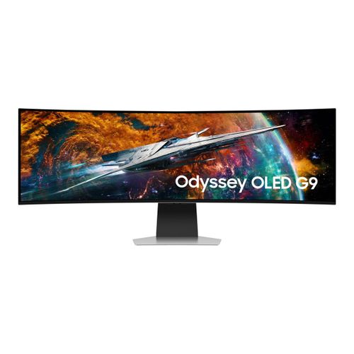 Samsung Odyssey OLED G9 S49CG950SU - G95SC Series - moniteur OLED - Intelligent - jeux - incurvé - 49" - 5120 x 1440 UWQHD @ 240 Hz - 250 cd/m² - 1000000:1 - DisplayHDR 400 True Black - 0.03 ms -...