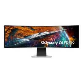 Samsung Odyssey OLED G9 S49CG950SU - G95SC Series - moniteur OLED - Intelligent - jeux - incurvé - 49" - 5120 x 1440 UWQHD @ 240 Hz - 250 cd/m² - 1000000:1 - DisplayHDR 400 True Black - 0.03 ms -...