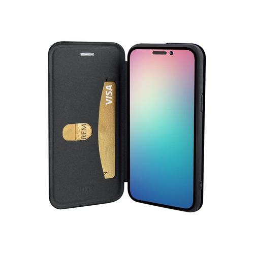 T'nb Premium Folio - Étui À Rabat Pour Téléphone Portable - Polyuréthane - Noir - Pour Apple Iphone 14 Pro