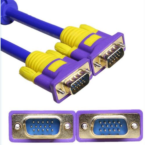 Câble VGA d-sub court,1.5/3/5M,cordon mâle vers mâle/M mâle vers femelle et femelle vers femelle rvb pour moniteur - Type 1,5m