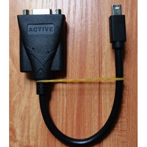Câble adaptateur Mini DisplayPort vers VGA F,convertisseur DP mâle vers VGA,0.23m,pour ordinateur portable HP Bali lenovo - Type < =0.5m