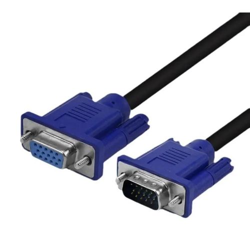 Câble VGA pour moniteur d'ordinateur,TV,LCD,budgétaire,câble HD,blindé,ligne d'extension vidéo VGA,15m - Type Male to Female-1,5m