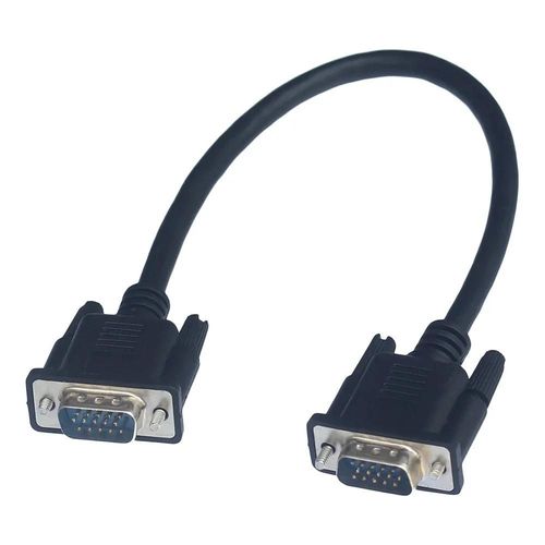 Câble VGA Court HD de 30cm,15 Broches Mâle à Femelle,Fil de Ligne,Noyau en Cuivre,pour Ordinateur,Moniteur,Projecteur - Type Male to Male-0.3m