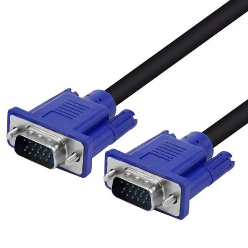 Câble VGA pour moniteur d'ordinateur,TV,LCD,budgétaire,câble HD,blindé,ligne d'extension vidéo VGA,15m - Type Male to Male-3M