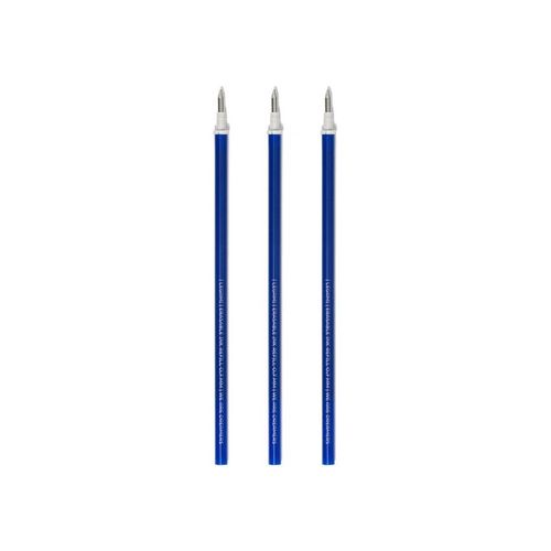 Set De 3 Recharges Bleues Pour Stylo À Encre Gel Effaçable - Bleu