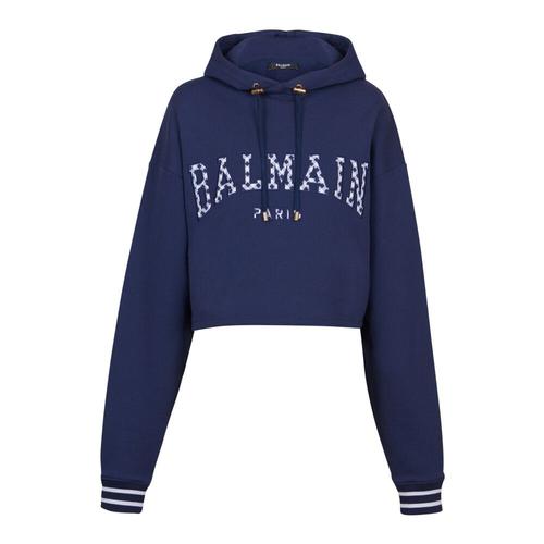 Balmain - Sweatshirts & Hoodies > Hoodies - Blue