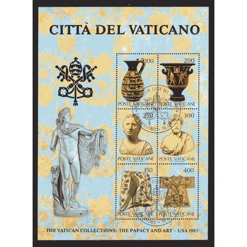 Vatican 1983 Collection D'art Du Vatican Aux Etats Unis Bloc Neuf**