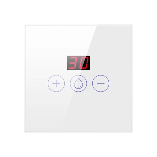 AVATTO-Commutateur de corps WiFi,chauffe-eau intelligent,panneau,télécommande,Alexa,Google Home,moniteur d'alimentation,Tuya,20A,4400W - Type EU-White