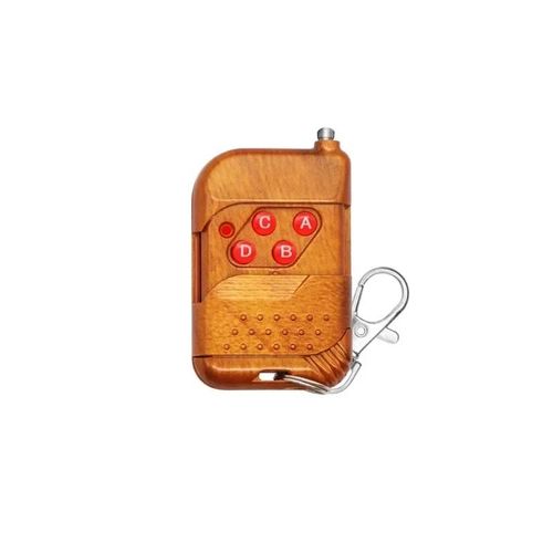 Tuya-Joli de porte de garage Zigbee,RF 4CH,R3 Pro,4 canaux,chauffage de rideau,contrôleur de moteur TV,citations,cour,portail,technologie,5-265V - Type WHITE-Peach Wood RF Remote