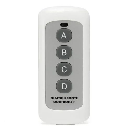Tuya-Joli de porte de garage Zigbee,RF 4CH,R3 Pro,4 canaux,chauffage de rideau,contrôleur de moteur TV,citations,cour,portail,technologie,5-265V - Type WHITE-W RF Remote