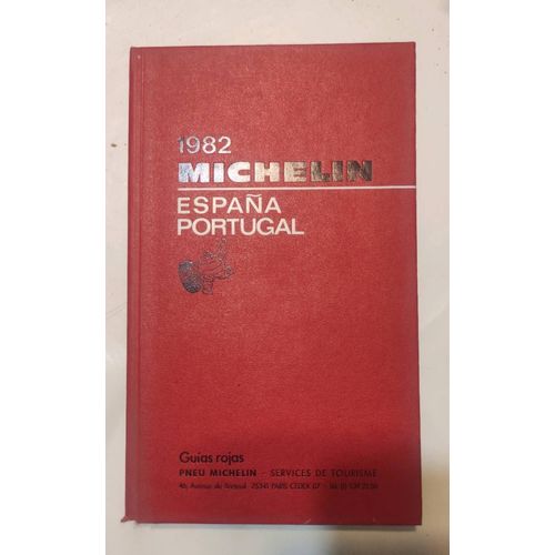 Guide Michelin 1982 Espagne Portugal