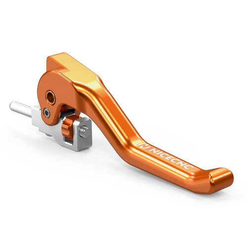 Nicecnc Pour Ktm Exc 300 2014-2024 Exc Exc-F Sx Sxf Xc Xcf Xcw 125 250 300 350 400 450 500 Moto Court Levier D'embrayage De Frein - Type Orange Clutch Lever