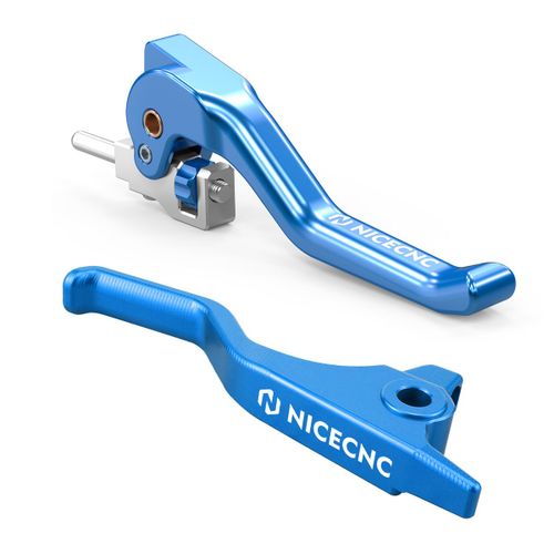 Nicecnc Pour Ktm Exc 300 2014-2024 Exc Exc-F Sx Sxf Xc Xcf Xcw 125 250 300 350 400 450 500 Moto Court Levier D'embrayage De Frein - Type Blue Set
