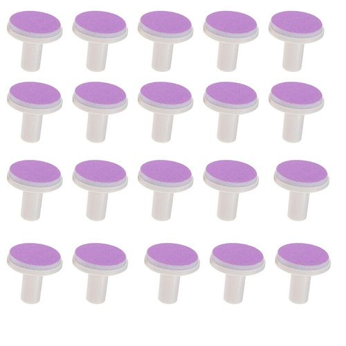 Tampons De Lime À Ongles En Papier Pour Bébé,20 Pièces,Recharge De Coupe-Ongles,Têtes De Meulage,Broyeur,Coupe-Ongles Infantile - Type Purple 