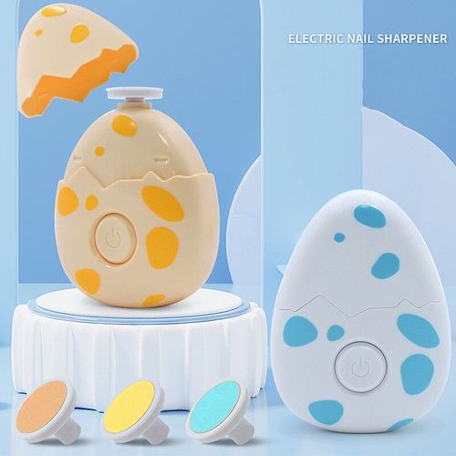 Broyeur À Ongles Électrique En Forme D'emouf De Dinosaure Pour Enfant,Coupe-Ongles Entièrement Existent Pour Nouveau-Né - Type Yellow Three Heads #A 