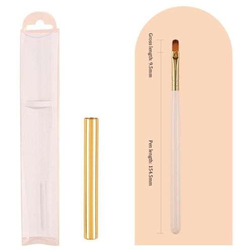 Stylo De Luminothérapie À Nervures De Précision,Pas Facile À Perdre,Ensemble De Stylos À Ongles,Conception D'ongles,Brosse À Ongles,Multifonction,Innovante,1 Pièce,3 Pièces - Type Style H 1pc