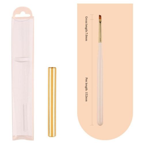 Stylo De Luminothérapie À Nervures De Précision,Pas Facile À Perdre,Ensemble De Stylos À Ongles,Conception D'ongles,Brosse À Ongles,Multifonction,Innovante,1 Pièce,3 Pièces - Type Style G 1pc