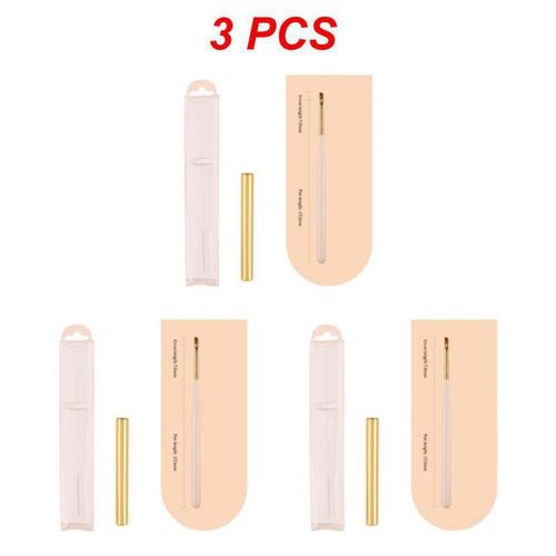 Stylo De Luminothérapie À Nervures De Précision,Pas Facile À Perdre,Ensemble De Stylos À Ongles,Conception D'ongles,Brosse À Ongles,Multifonction,Innovante,1 Pièce,3 Pièces - Type Style G 3pcs