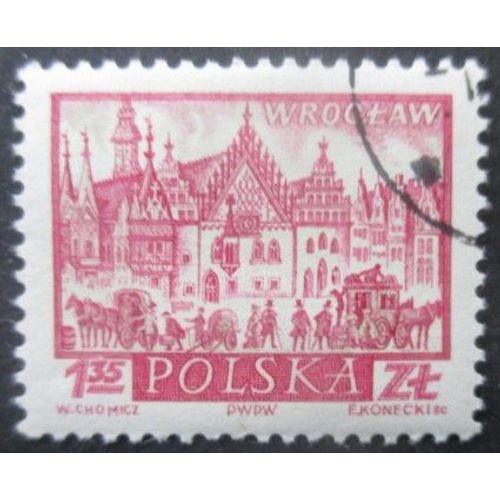 Pologne N°1062 Wroclaw Oblitéré