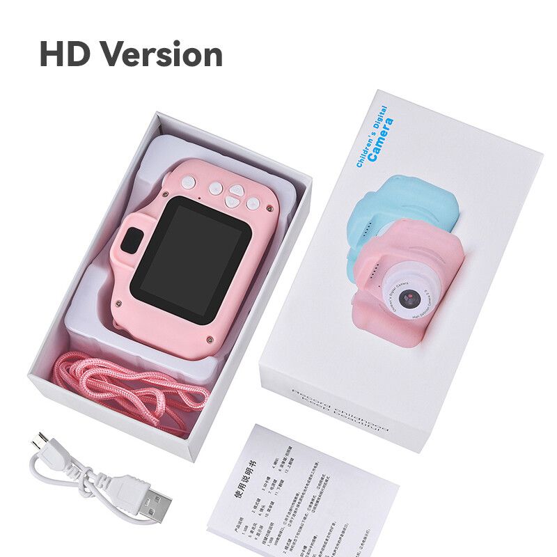 Appareil photo numérique Full HD pour enfants DV-25 - Rose