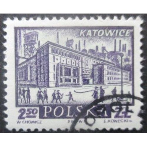 Pologne N°1067 Katowice Oblitéré