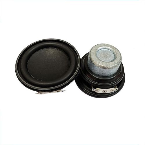 Mini haut-parleur Audio 2 pouces,bluetooth sans fil,gamme complète,barre de son hifi 6 ohm,10W,20 c?urs,klaxon,2 pièces - Type Black