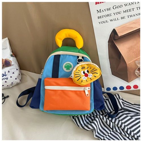 Cartable Maternelle Respirant pour Enfants,Sac d'École Mignon,Imperméable,Coloré,Mode,Ultra-observateur,Décontracté - Type blue-small-