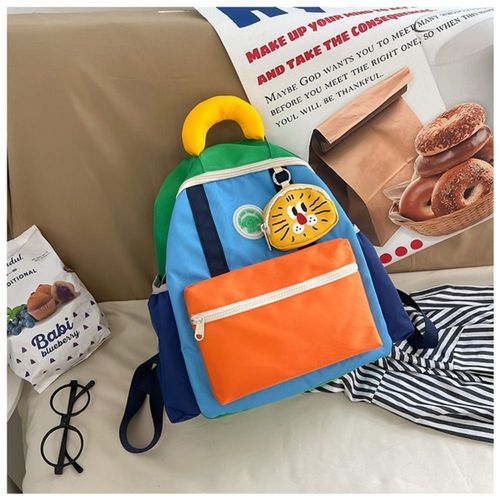 Cartable Maternelle Respirant pour Enfants,Sac d'École Mignon,Imperméable,Coloré,Mode,Ultra-observateur,Décontracté - Type blue-medium-