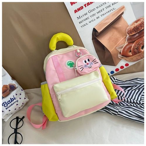 Cartable Maternelle Respirant pour Enfants,Sac d'École Mignon,Imperméable,Coloré,Mode,Ultra-observateur,Décontracté - Type pink-small-