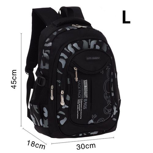 Sacs d'école imperméables pour enfants,cartable primaire pour adolescents,sacs à dos pour enfants,sac de livre,2 tailles - Type L gray