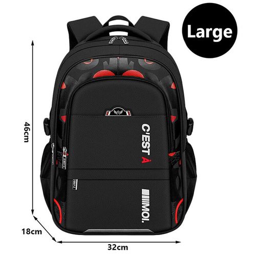 Sacs d'école imperméables pour enfants,cartable primaire pour adolescents,sacs à dos pour enfants,sac de livre,2024 - Type Large black 1