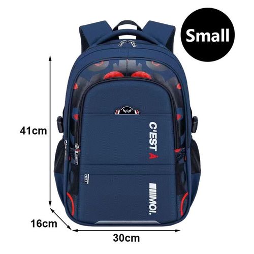 Sacs d'école imperméables pour enfants,cartable primaire pour adolescents,sacs à dos pour enfants,sac de livre,2024 - Type Small dark blue 2