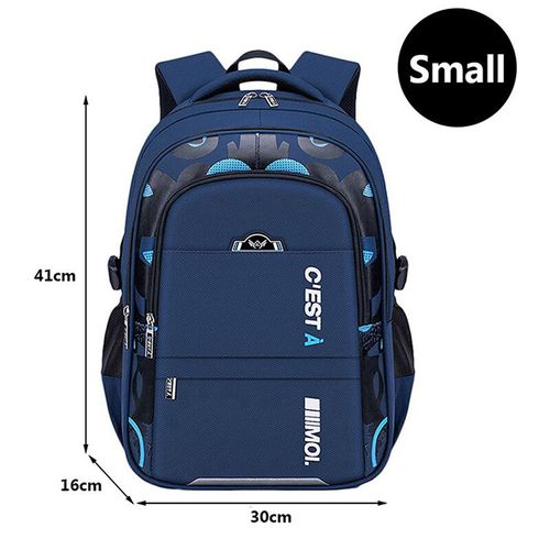 Sacs d'école imperméables pour enfants,cartable primaire pour adolescents,sacs à dos pour enfants,sac de livre,2024 - Type Small dark blue 1