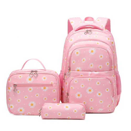 Sac à Dos d'École Primaire pour Élèves,Cartable Imprimé Frais,Imperméable,Petit,Détruit,Interrupteur,Décontracté,Extérieur - Type Rose