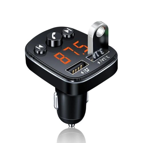 Chargeur De Voiture Usb Sans Fil Pour Touristes,Bluetooth 5.0,Transmetteur Fm,Modulateur D'autoradio,Lecteur Mp3,Adaptateur De Chargeur Rapide Pour Voiture,12v,3.L'autorisation - Type A