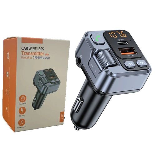 Chargeur De Voiture Usb Sans Fil Pour Touristes,Bluetooth 5.0,Transmetteur Fm,Modulateur D'autoradio,Lecteur Mp3,Adaptateur De Chargeur Rapide Pour Voiture,12v,3.L'autorisation - Type T16